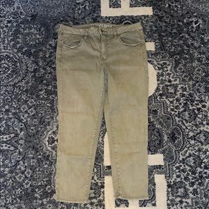 AMERICAN EAGLE CROPPED JEGGING - OLIVE
